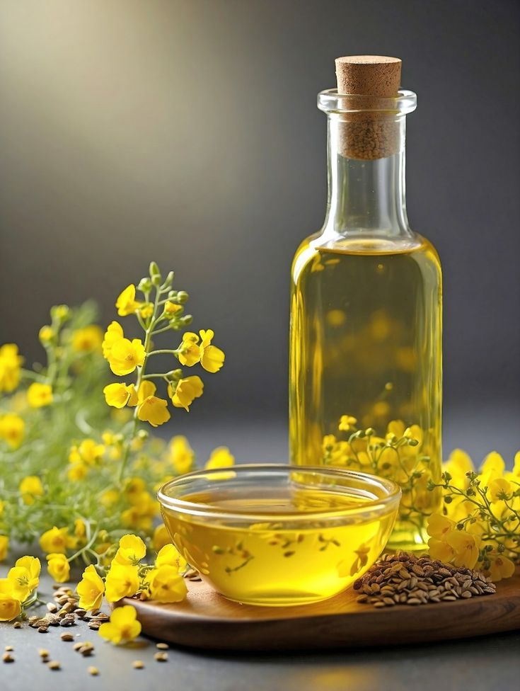 Clear bottled plant oil product